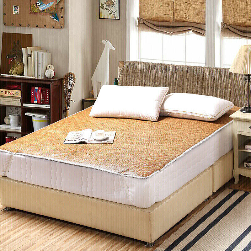 艾薇床垫宿舍冬夏两用软御藤席双面床褥学生宿舍单人可折叠榻榻米