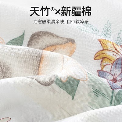 贝肽斯包单初生婴儿夏季薄款包被宝宝防惊跳单层纱布包巾新生产房