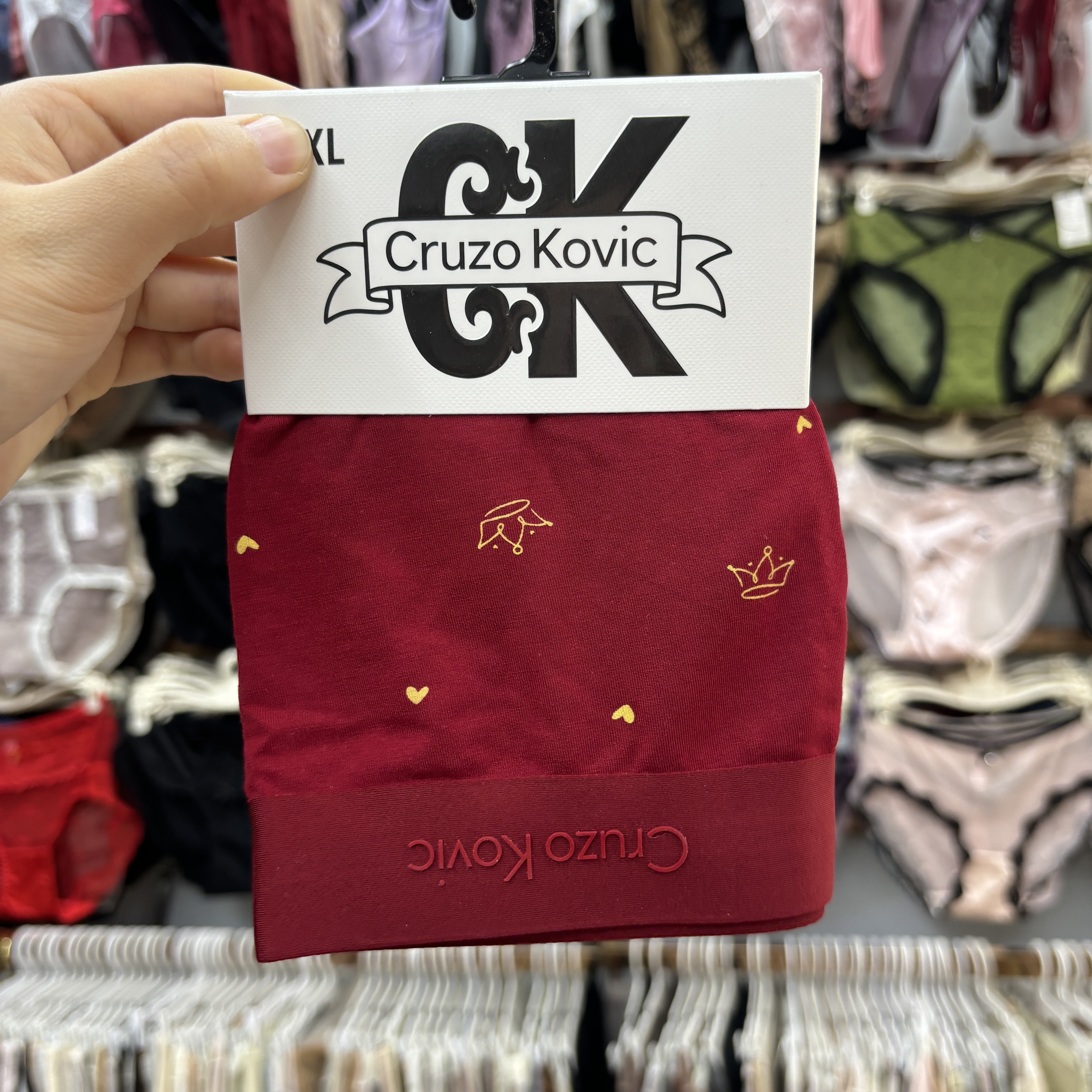 cruzo kovic男士内裤莫代尔红色新年本命年结婚短裤平角裤衩舒适