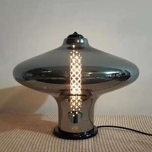 新款后现代轻奢玻璃台灯设计师样板间客厅卧室床头灯书房艺术装饰