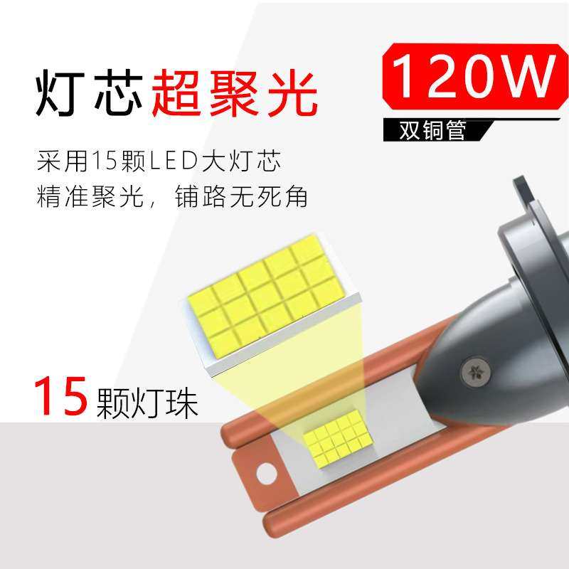 适用豪沃TX5/TX7/T7H/T5G悍将改装24V大货车LED车大灯远近光灯