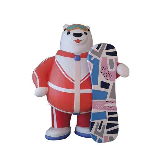 大型玻璃钢门头雕塑卡通主题海洋馆商场美陈拱门大门造型装饰摆件