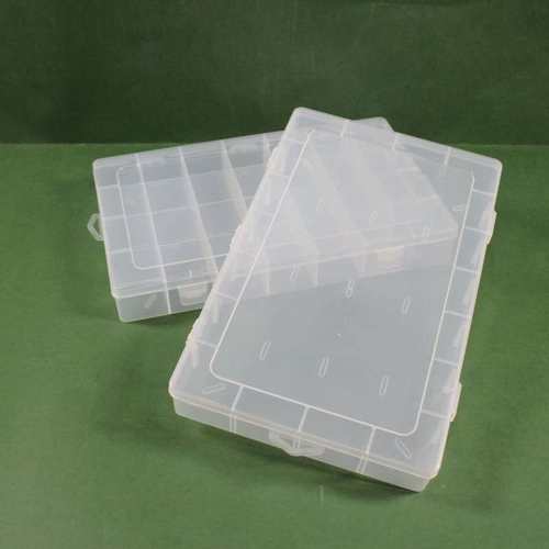 透明大号28格塑料盒防尘五金零件收纳盒电子元件拼图串珠整理盒子