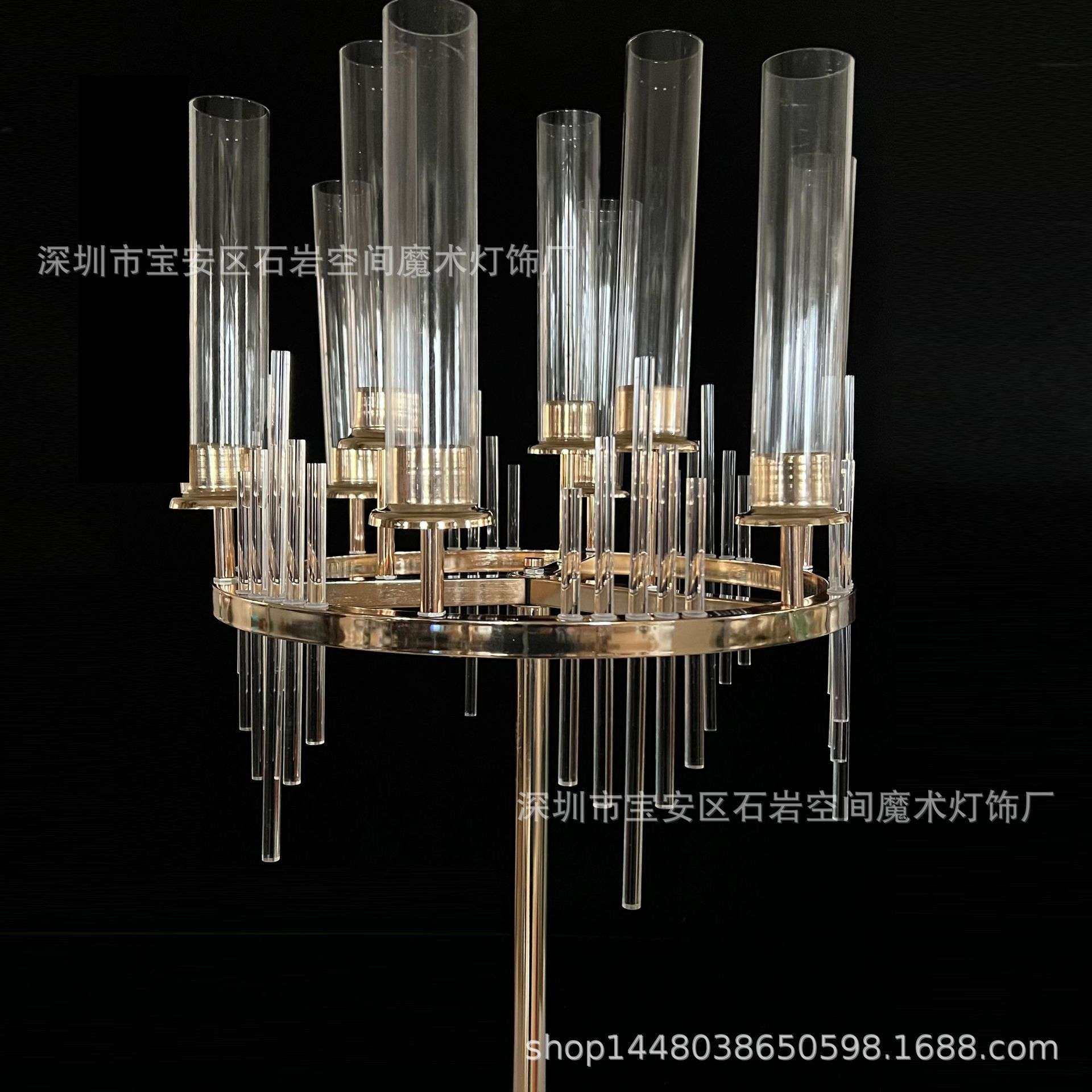 新款婚庆铁艺九头烛台婚礼主桌节日布置装饰酒店道具用品金色蜡台,家装灯饰光源,酒店/宴会厅/餐饮吊灯,淘宝优惠券,粉丝福利购,淘宝优惠卷