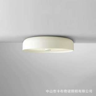 法式 饰灯具 复古圆形卧室吸顶灯设计师中古侘寂风书房餐厅灯民宿装