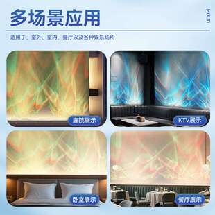 户外防水动态条形水波纹灯亮化工程墙面氛围七彩水纹灯背景洗墙灯