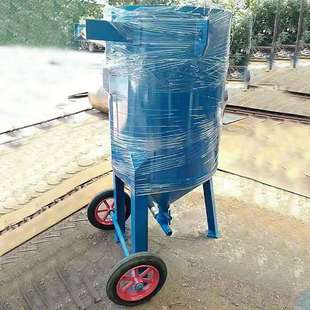 移动式 高压喷砂机钢结构喷砂除锈机小型全自动喷砂机械