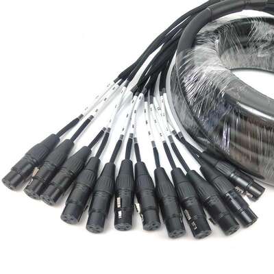 AUDIO XLR Snake Cable多通道卡侬音频信号线 舞台灯光传输信号线