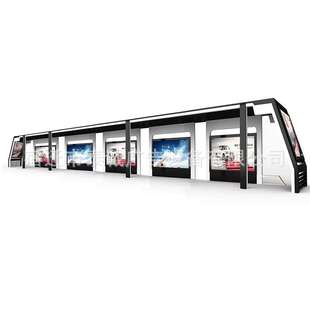 户外城市公交候车亭不锈钢太阳能智能公交站台仿古乡镇招呼站厂家