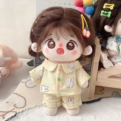 20cm娃衣棉花娃娃o衣服玩偶公仔一番赏小配饰夏季薄款换装睡衣套