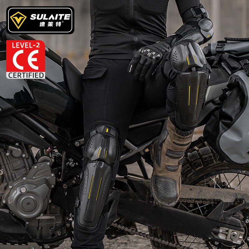 速莱特摩托车CE2级护膝护肘四件套机车防M摔骑行护具全套夏季防摔