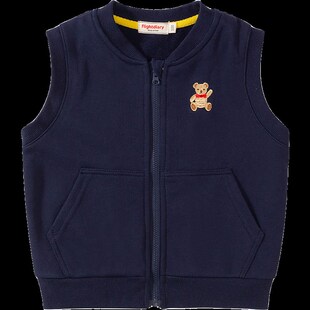 儿童马甲春秋纯棉男m童拉链坎肩女童宝宝外穿背心小童马夹开衫上