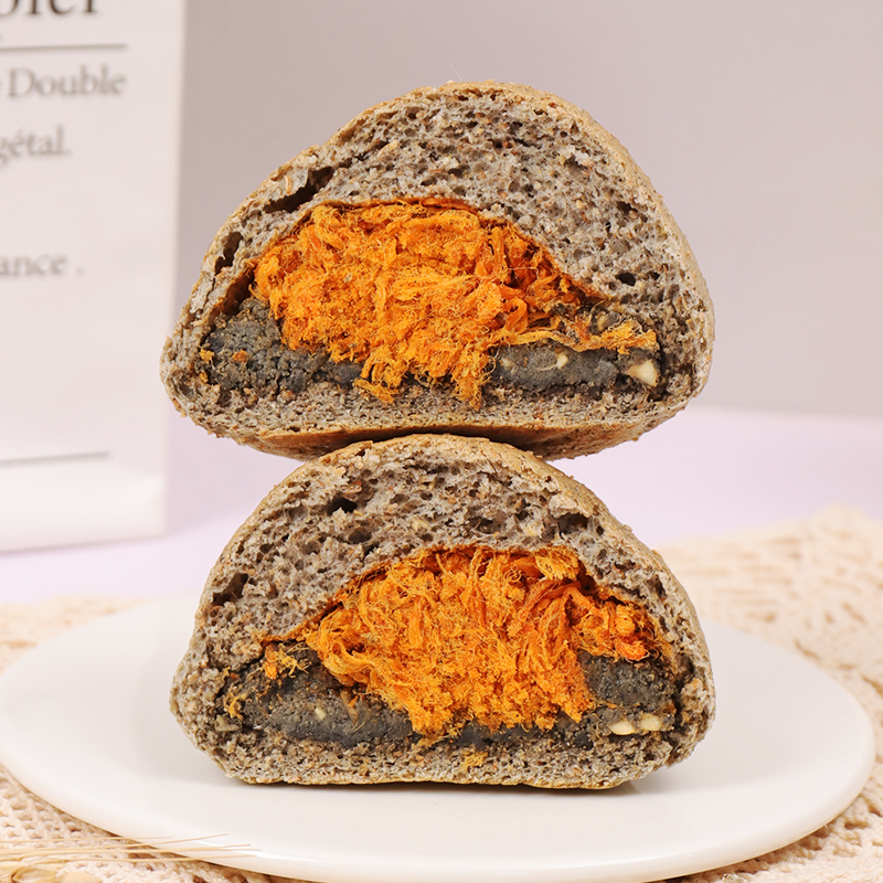 【辣松黑芝麻欧包】橡木盾全麦欧包手作粗粮代餐饱腹手作健康