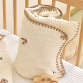 新生婴儿包巾纯棉产房襁褓纱布裹巾包被初生宝宝外出抱被四季 通用