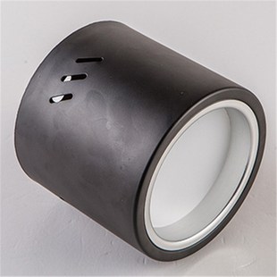 led明装 免开孔玄关射灯 筒灯过道灯黑色圆形桶灯7W12W瓦吊吸顶式