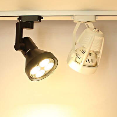 led射灯p30轨道灯服装店展厅店铺商用30W超亮节能40W明装导轨灯