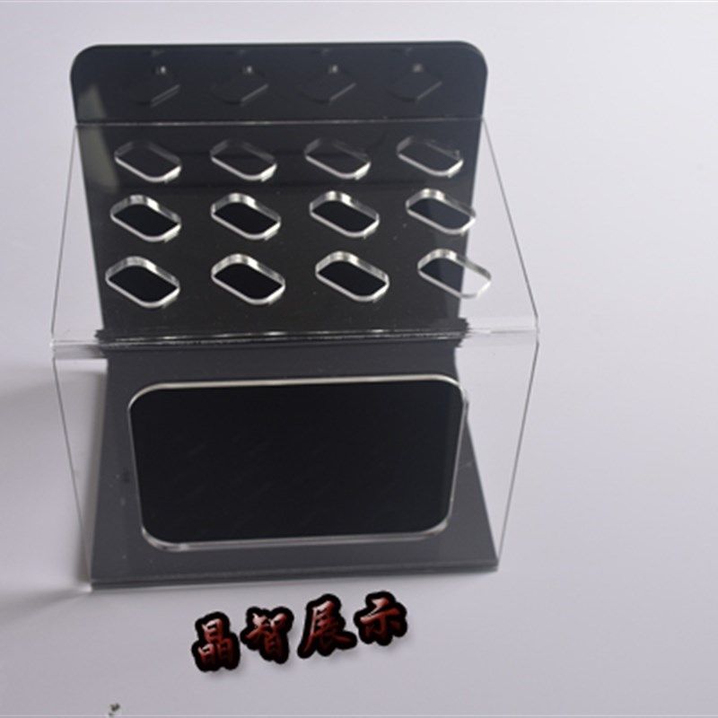 定制黑色透明美发理发师宠物店剪刀推子滚梳卡尺收纳插放工具架,橡塑材料及制品,亚克力/有机玻璃,淘宝优惠券,粉丝福利购,淘宝优惠卷