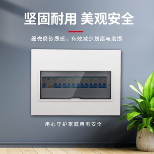 PZ30配电箱盖板通用家庭开关箱面板家用10 18位强电箱盖子