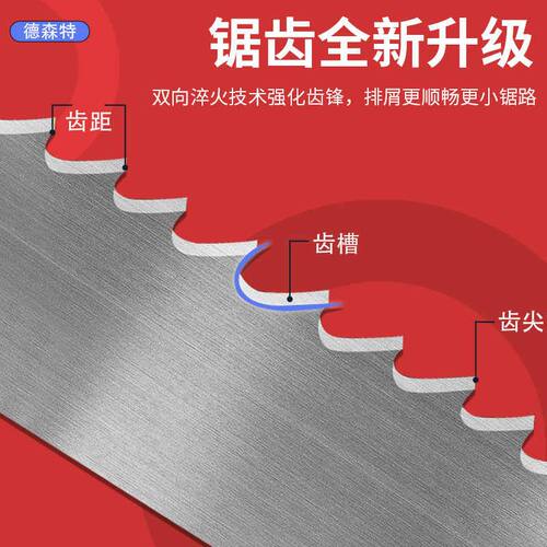 M51双金属带锯条3505不锈钢钢筋专用金属切割4115机用进口锯条