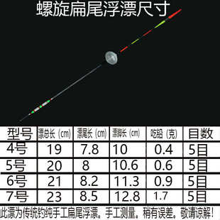 台州气泡漂鲫鱼漂螺旋扁尾十字浅水漂短漂椒江漂高灵敏传统钓浮漂