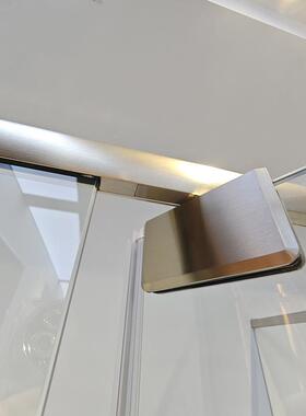 厂家窄边框铝合金方浴形淋浴平房干湿分离卫间开门BJW509玻璃隔断