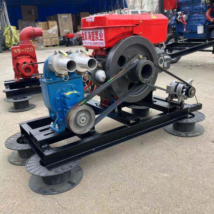 带吸自吸抽粪泵PSP单相程污水泵2工0匹柴油4寸污泵