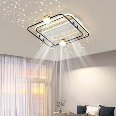 R约td叶风扇顶灯客厅现代新款le无d简吸灯中rc5eQn7t山灯具全套豪