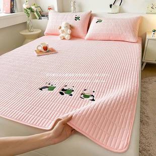 简SLK约刺尘绣床滑垫软垫家用单人生宿舍学薄款防褥子席梦思防保
