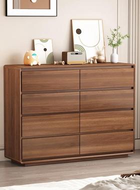 室卧纳斗柜收柜体一床尾九斗柜客厅储物柜靠墙实木F977MMM9框大容