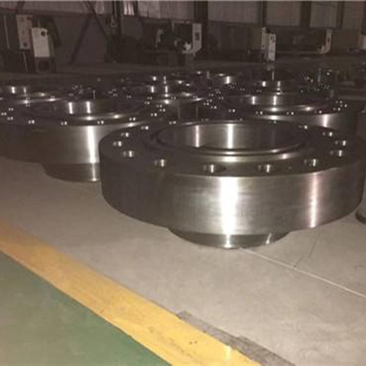 沧州法兰实焊体ZUR厂高锻造F1突5压面带颈对法兰双相钢弯头管件