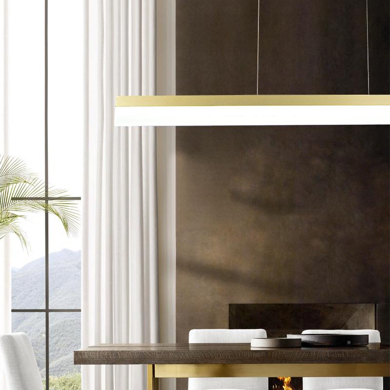 方通专用工作室会议室照SEP明公LED长条灯用商形办公灯具办条室灯