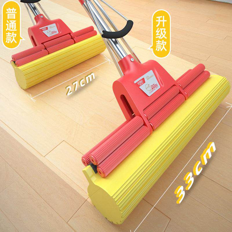 海绵拖把家2用水025新KOL款吸水胶棉式挤免大号拖把一拖手洗净
