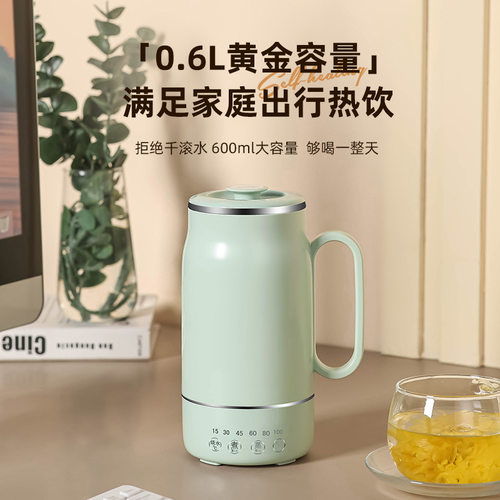 便携不锈钢电热杯烧水炖煮一体