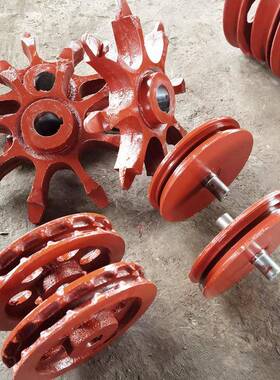 山东厂家用提升机输链轮41025成总成刮板机配件总工业矿送机铸钢