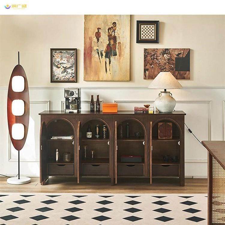广盛中润古拱形门实木餐法边柜式复古58920靠墙茶水柜玄关储风物,住宅家具,餐边柜,淘宝优惠券,粉丝福利购,淘宝优惠卷