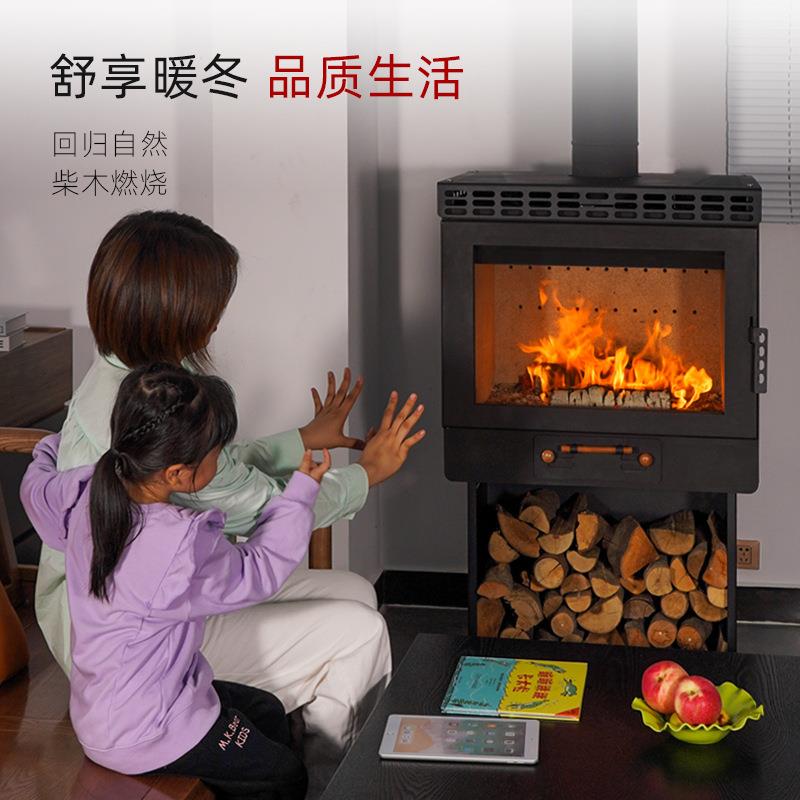 火壁炉IVK燃木柴家真炉用客火厅农村别墅民宿现代欧美式壁装饰取