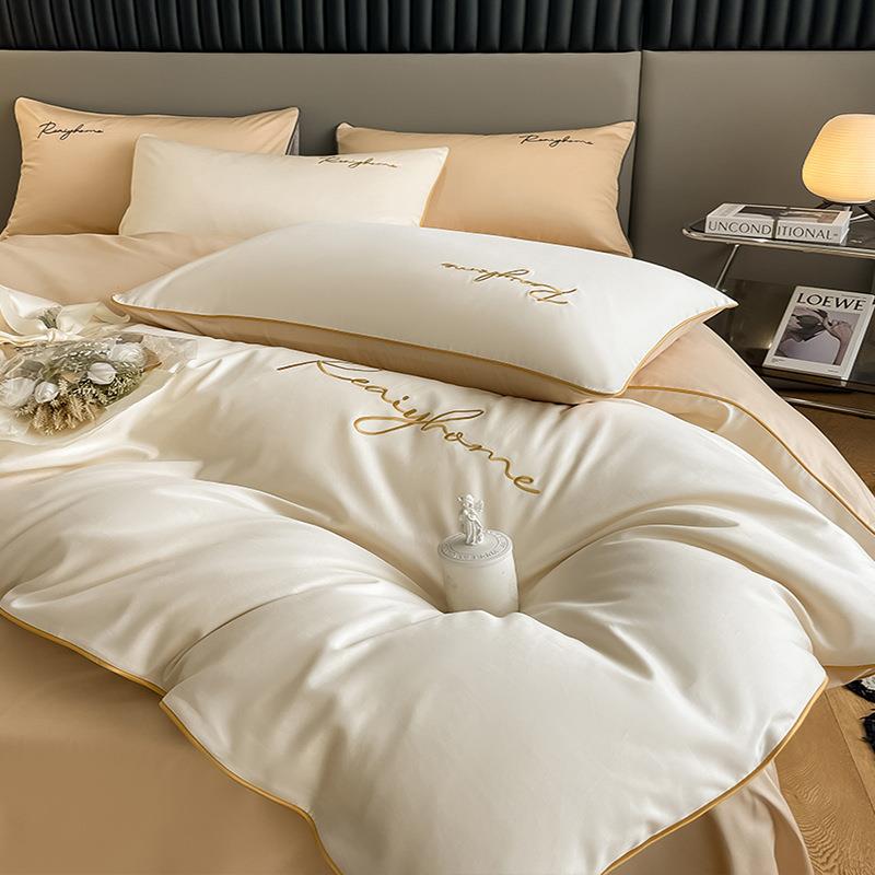 新款60支纯棉CRM被套单被件100全棉150xx20x230单双人罩被单22002