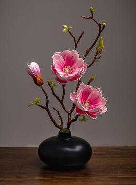 玉AL102501兰新中式关摆件件花餐桌客厅摆酒花柜电视柜装玄饰