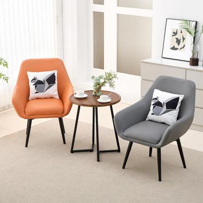 简易红沙发椅阳台休桌椅卡闲售座楼处会客EYI洽谈沙发椅网茶几三