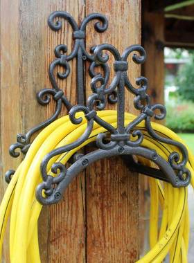 经典欧铸式复古铁艺铁艺小鸟花园水管架园架庭院家居12037类壁饰