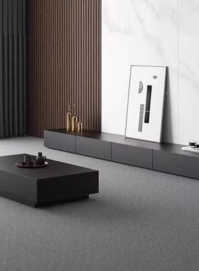 dpp电视柜式极简代黑色木现质家具家用小户型茶几意电柜视wn2ZSbx