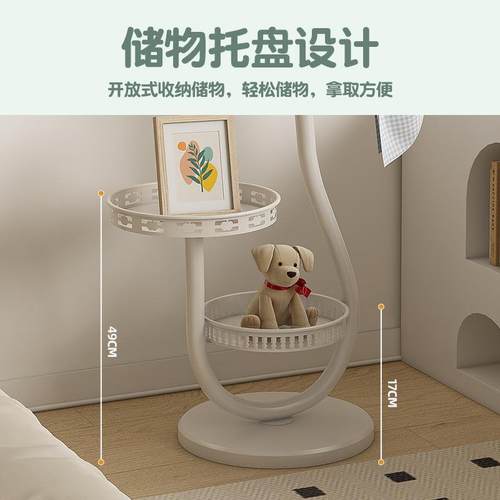 衣架油风GHU用卧室挂衣架轻奢挂家衣服置物帽落地床边奶挂包架子