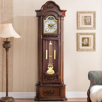 机大摆美钟欧式座钟立式中式钟木表北落地钟实SMB客厅大气械古典