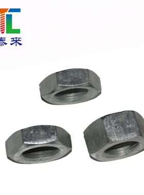 直销生产螺母GB808细牙扁螺母六角薄螺帽