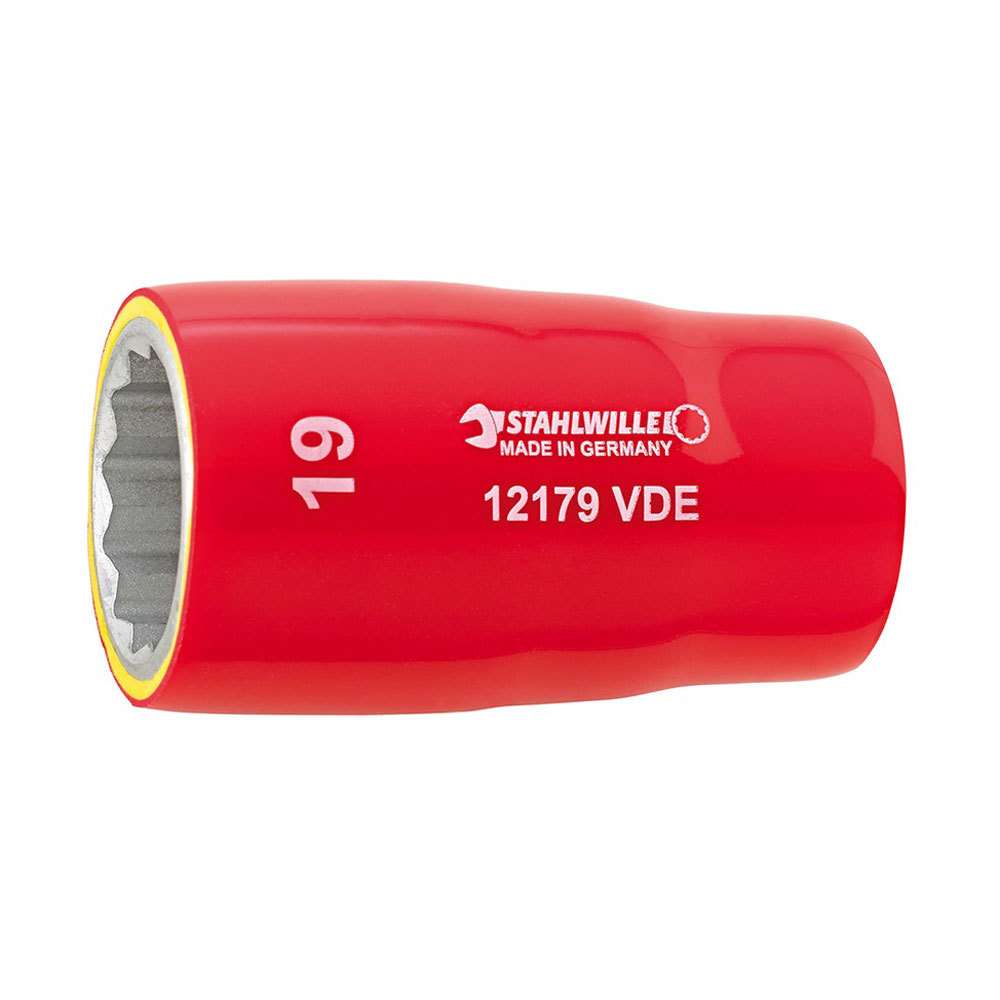 STAHLWILLE 1/2系列绝缘12角套筒 1000V VDE绝缘 12179 11mm