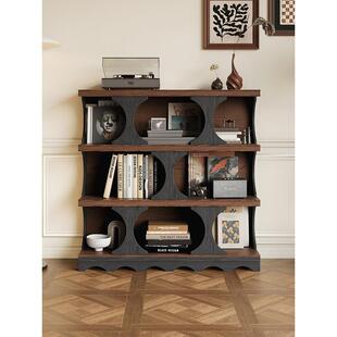 原野哈迪德法式复古书柜中古风客厅展示柜置物架卧室储物柜玄关