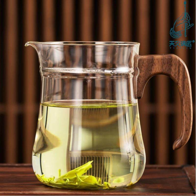 天久璃匠2024新款木把月牙公道杯钛茶滤网一体泡绿茶器高硼硅玻璃,畜牧/养殖物资,畜牧/养殖器械,淘宝优惠券,粉丝福利购,淘宝优惠卷