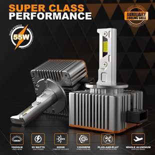 SANVI三为车灯D系列LED大灯D1D2D3D4D5D8直插解码 车灯升级 款