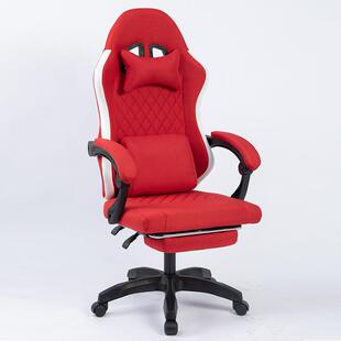 电竞椅热销款可躺旋转尼龙脚坐垫椅背加宽加厚午休椅办公椅