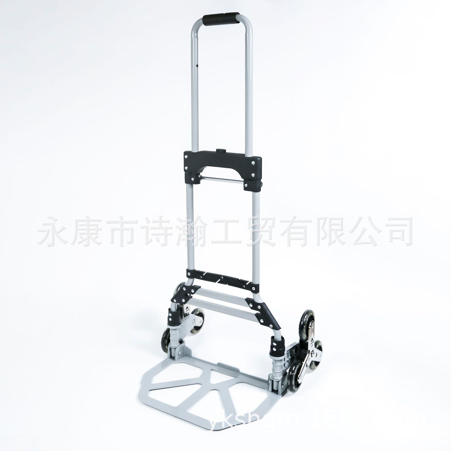 大号家用铝合金跨境便携小推车小拖车通用推车伸缩爬楼车拖车
